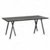 Mesa rectangular Loop Stand de comedor de Hay. Mesa moderna muy elegante.