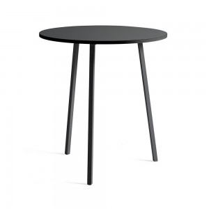 Mesa alta Loop Stand Round Hay. Mesa de diseño moderno para interiores.