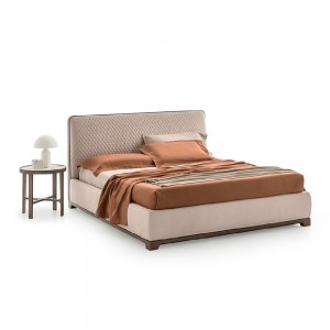 Cama Bali de Alivar. Muebles modernos italianos. Mobiliario de diseño elegante.