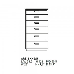 Sinfonier Skin de Alivar. Muebles modernos italianos. Muebles elegantes de diseño italiano.