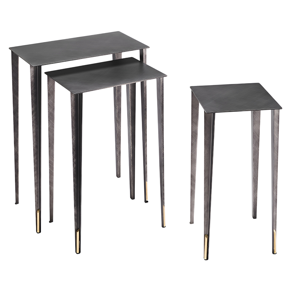 Mesa auxiliar Spillo de Cattelan Italia. Mesas auxiliar de diseño moderno.