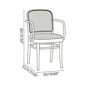 Sillón 811 tapizado de Ton. Sillones restaurantes, cualquier interior.