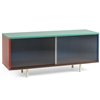 Aparador Colour Cabinet piso vidrio Hay. Diseño de muebles para Interiores.