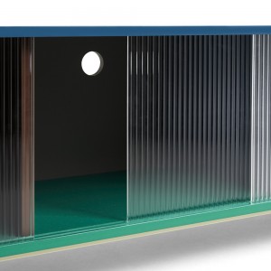 Aparador Colour Cabinet piso vidrio Hay. Diseño de muebles para Interiores.