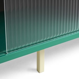 Aparador Colour Cabinet piso vidrio Hay. Diseño de muebles para Interiores.