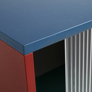 Aparador Colour Cabinet piso vidrio Hay. Diseño de muebles para Interiores.