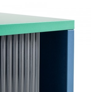 Aparador Colour Cabinet piso vidrio Hay. Diseño de muebles para Interiores.