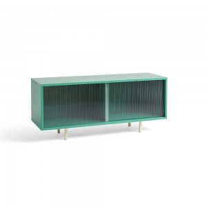 Aparador Colour Cabinet piso vidrio Hay. Diseño de muebles para Interiores.