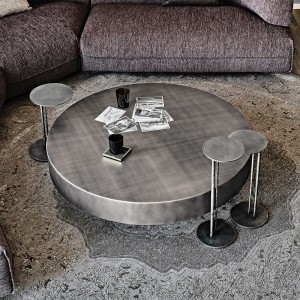 Mesa auxiliar Sting Brushed de Cattelan Italia. Mesas auxiliares de diseño.