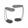 Mesa auxiliar Yago de Cattelan Italia. Mesas auxiliares  de diseño moderno.