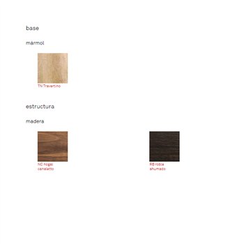 Perchero Oscar de Cattelan Italia. Percheros modernos de madera y mármol.