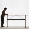 Mesa alta Passerelle Madera Hay. Mesas modernas originales estilo Nórdico.