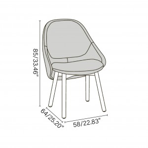 Silla Albu tapizada de Ton. Sillas de restaurantes, varios interiores.