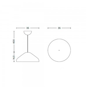 Lámpara suspensión Pao Glass Hay. Lámparas de diseño de calidad Nórdica.