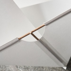 Lámpara sobremesa Paper Cube Hay. Iluminación para espacios interiores.