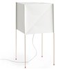 Lámpara pie Paper Cube Hay. Iluminación elegante para espacios interiores.
