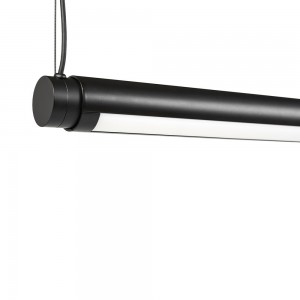 Lámpara suspensión Factor Linear Hay. Diseño original en lámparas de salón.