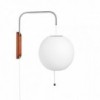 Lámpara pared Nelson Ball Sconce Hay. Lámparas de diseño para salón.
