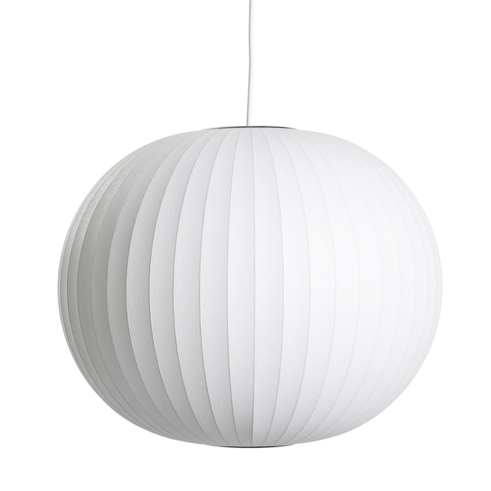 Lámpara de suspensión Nelson Ball Bubble de Hay. Lámparas de diseño para salón.