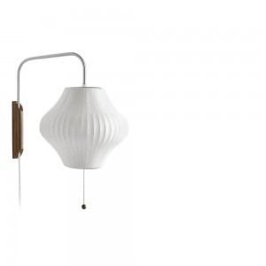 Lámpara pared Nelson Pear Sconce Hay. Lámparas modernas de calidad Nórdica.