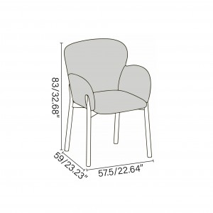 Sillón Ginger_37 de Ton. Sillones para comedor, de variados interiores.