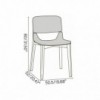 Silla Leaf tapizada de Ton. Sillas para comedor, variedad de interiores.