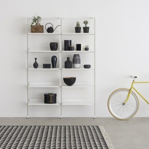 Librería moderna Armida para salón de Desalto. Diseño moderno de libreros.