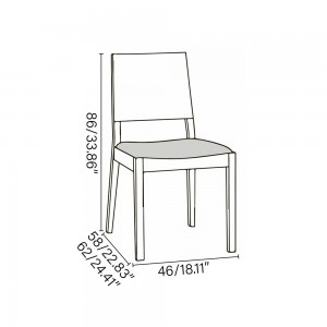 Silla Lyon tapizada de Ton. Sillas para comedor, variedad de interiores.