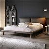 Cama Adam de Cattelan Italia con cabecero y somier. Camas de diseño moderno.