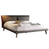 Cama Adam de Cattelan Italia con cabecero y somier. Camas de diseño moderno.