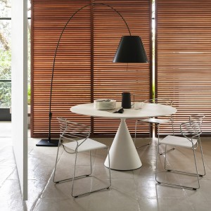 Mesa moderna Clay de cerámica de Desalto. Mesas para comedor de diseño.