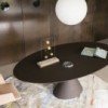 Mesa moderna Clay de cerámica de Desalto. Mesas para comedor de diseño.