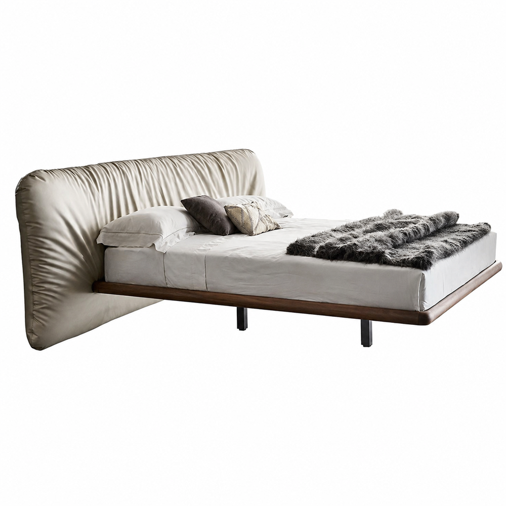 Cama Marlon de Cattelan Italia. Mobiliario de diseño. Camas de dos plazas.