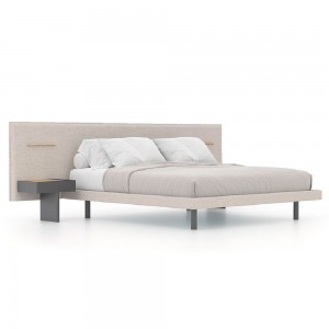 Cama + Mesitas Silence suspendida Joquer. Camas cómodas de diseño moderno para tu dormitorio.