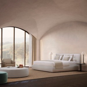 Cama Venice suelo Joquer. Camas cómodas de diseño moderno para tu dormitorio.