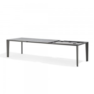 Mesa Skin Extensible Desalto. Mesa moderna apta para interiores y exteriores.
