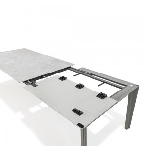 Mesa Skin Extensible Desalto. Mesa moderna apta para interiores y exteriores.