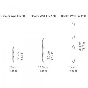 Aplique oferta pared Shakti Wall Fix de Kundalini. Lámparas modernas.
