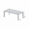 Mesa Skin en madera fija Desalto. Mesa de diseño italiano ideal para interiores.