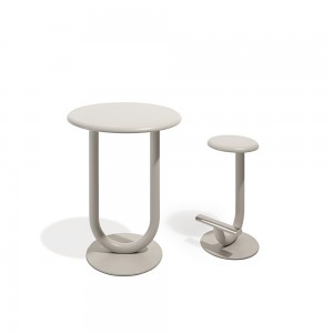 Mesa alta Strong Bistrot Outdoor Desalto. Mesa terraza de diseño original.