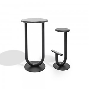 Mesa alta Strong Bistrot Outdoor Desalto. Mesa terraza de diseño original.