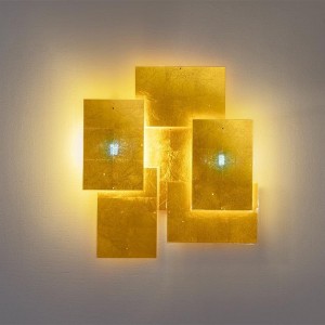 Aplique pared 24 Karat Blau Flat Ingo Maurer