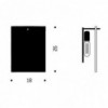 Aplique pared 24 Karat Blau Flat Ingo Maurer