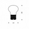 Lámpara portátil B.Bulb Ingo Maurer