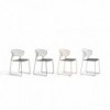 Silla Koki Wire Desalto. Silla moderna de diseño para ambientes de interior.