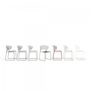 Silla Koki Wire Desalto. Silla moderna de diseño para ambientes de interior.