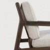 Sillón Jack: Tela color marfil