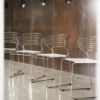 Silla Koki Wire Cuoio Desalto. Silla moderna de diseño para interiores.