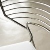 Silla Koki Wire Cuoio Desalto. Silla moderna de diseño para interiores.
