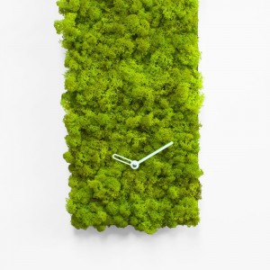 Reloj pared Clock_Circle rectangular de Progetti. Relojes de pared y complementos modernos.